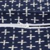 image:imageDII Throw Pillow Cover Collection Recycled Cotton Hidden Zipper 18x18 Herringbone Stripe Barn Red 2 PieceDobby Plus  Navy