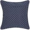 image:imageDII Throw Pillow Cover Collection Recycled Cotton Hidden Zipper 18x18 Herringbone Stripe Barn Red 2 PieceDobby Plus  Navy