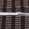 image:imageDII Throw Pillow Cover Collection Recycled Cotton Hidden Zipper 18x18 Herringbone Stripe Barn Red 2 PieceDobby Stripe  Chocolate