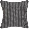 image:imageDII Throw Pillow Cover Collection Recycled Cotton Hidden Zipper 18x18 Herringbone Stripe Barn Red 2 PieceDobby Stripes  Slate