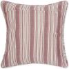 image:imageDII Throw Pillow Cover Collection Recycled Cotton Hidden Zipper 18x18 Herringbone Stripe Barn Red 2 PieceHerringbone Stripe  Barn Red