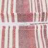 image:imageDII Throw Pillow Cover Collection Recycled Cotton Hidden Zipper 18x18 Herringbone Stripe Barn Red 2 PieceHerringbone Stripe  Barn Red