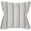 image:imageDII Throw Pillow Cover Collection Recycled Cotton Hidden Zipper 18x18 Herringbone Stripe Barn Red 2 PieceHerringbone Stripe  Gray