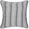 image:imageDII Throw Pillow Cover Collection Recycled Cotton Hidden Zipper 18x18 Herringbone Stripe Barn Red 2 PieceHerringbone Stripe  Navy