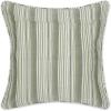 image:imageDII Throw Pillow Cover Collection Recycled Cotton Hidden Zipper 18x18 Herringbone Stripe Barn Red 2 PieceHerringbone Stripe  Sage