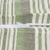 image:imageDII Throw Pillow Cover Collection Recycled Cotton Hidden Zipper 18x18 Herringbone Stripe Barn Red 2 PieceHerringbone Stripe  Sage