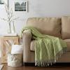 image:imageDII Waffle Knit Collection Throw Blanket Antique GreenAntique Green