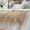 image:imageDII Waffle Knit Collection Throw Blanket Antique GreenStone
