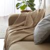 image:imageDII Waffle Knit Collection Throw Blanket Antique GreenStone