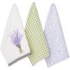 image:imageDII Cotton Kitchen Towel Set Lightweight amp FastDrying Dish Towels 18x28 Lavender Bouquet 3 PieceLavender Bouquet