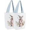 image:imageDII Easter Basics Collection Springtime Kitchen Essentials Dishtowel Set Floral Bunny 3 PieceBunny
