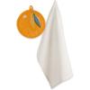 image:imageDII Gift Set Collection Kitchen Set Potholder amp Dishtowel Set Lemon Plaid 2 PieceBurst of Orange