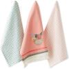 image:imageDII Summer Basics Kitchen Collection Tropical Dishtowel Set 18x28 PineappleParadise Coconut