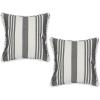 Bold Chambray Stripe  Black