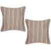 Chambray Stripe  Brown