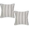 Herringbone Stripe  Gray