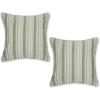 Herringbone Stripe  Sage
