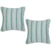 Herringbone Stripe  Teal