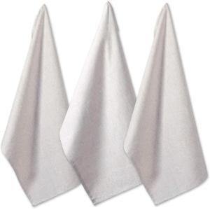 image:imageDII Cotton Kitchen Towel Set Lightweight amp FastDrying Dish Towels 18x28 Lavender Bouquet 3 PieceNatural Chambray