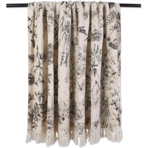 image:imageDII French Country Printed Woven Throw 50x60 BotanicalBotanical