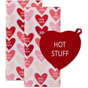 image:imageDII Gift Set Collection Kitchen Set Potholder amp Dishtowel Set Lemon Plaid 2 PieceHot Stuff