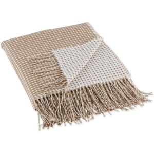 image:imageDII Waffle Knit Collection Throw Blanket Antique GreenStone