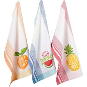 image:imageDII Watermelon Collection Summer Fun Dishtowel Set of 3 Hello Summer