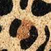 image:imageDII Colorful Design Natural Coir Doormat 18x30 Leopard Spots