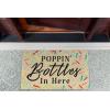 image:imageDII Natural Outdoor Coir Doormat Decorative Cocktail Mat Collection 17x29 BeerPoppin Bottles