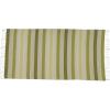 image:imageDII 100 Cotton Turkish Fouta Towel Highly Absorbent Soft and Compact Great for Beach Travel and Home 39x78 Thin Stripes TaupeStripe Fouta Green