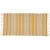 image:imageDII 100 Cotton Turkish Fouta Towel Highly Absorbent Soft and Compact Great for Beach Travel and Home 39x78 Thin Stripes TaupeStripe Fouta Yellow
