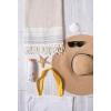 image:imageDII 100 Cotton Turkish Fouta Towel Highly Absorbent Soft and Compact Great for Beach Travel and Home 39x78 Thin Stripes TaupeThin Stripes Taupe