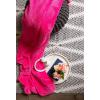 image:imageDII Bright Fuzzy Fleece Reversible Throw Blanket 50x60 Sea Breeze Blue 2 PieceBright Pink