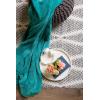 image:imageDII Bright Fuzzy Fleece Reversible Throw Blanket 50x60 Sea Breeze Blue 2 PieceBright Teal