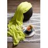 image:imageDII Bright Fuzzy Fleece Reversible Throw Blanket 50x60 Sea Breeze Blue 2 PieceLime Green