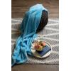 image:imageDII Bright Fuzzy Fleece Reversible Throw Blanket 50x60 Sea Breeze Blue 2 PieceSea Breeze Blue
