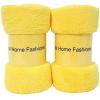 image:imageDII Bright Fuzzy Fleece Reversible Throw Blanket 50x60 Sea Breeze Blue 2 PieceYellow