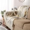 image:imageDII Coastal Acrylic Rugby Stripe Woven Throw 50x60 BlueGray