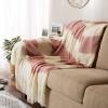 image:imageDII Coastal Acrylic Rugby Stripe Woven Throw 50x60 BlueRed