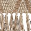 image:imageDII Diamond Throw Collection Fringed Woven Cotton Blanket 50x60 Denim BlueNatural Beige