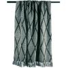 image:imageDII Diamond Throw Collection Fringed Woven Cotton Blanket 50x60 Denim BlueOlive Green