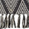 image:imageDII Diamond Throw Collection Fringed Woven Cotton Blanket 50x60 Denim BlueStorm Gray