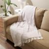 image:imageDII Diamond Throw Collection Woven Cotton 50x60 Dusty Lilac