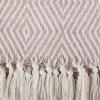 image:imageDII Diamond Throw Collection Woven Cotton 50x60 Dusty Lilac