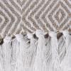 image:imageDII Diamond Throw Collection Woven Cotton 50x60 Stone50x60
