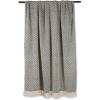 image:imageDII Modern Zig Zag Throw Blanket Woven Cotton HandKnotted 25 Fringe 50x60 Storm BlueHunter Green