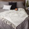 image:imageDII Multi Color Diamond Cut Throw 50x60 with 25 FringeBlack  Gray