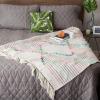 image:imageDII Multi Color Diamond Cut Throw 50x60 with 25 FringeMulticolor