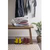 image:imageDII Rustic Farmhouse Thin Stripe Woven Throw 50x60 GrayFrench Blue