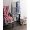 image:imageDII Rustic Farmhouse Thin Stripe Woven Throw 50x60 GrayGray